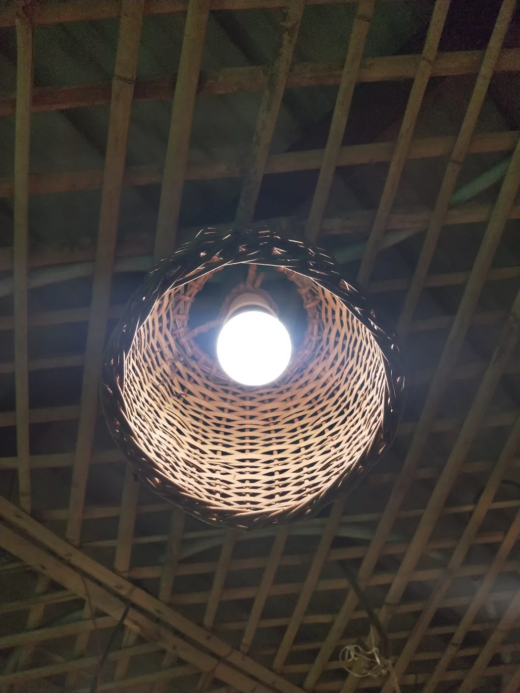 Gevlochten hanglamp